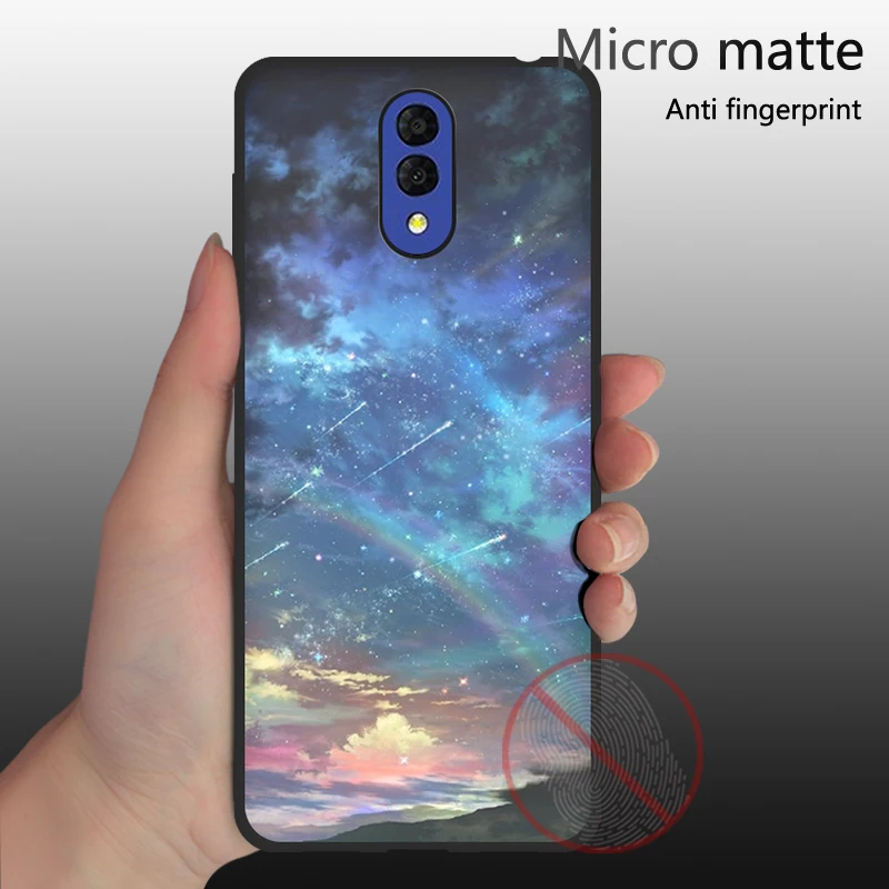 JURCHEN Case For Alcatel 3L Case Soft Tpu Silicone Back Cover For Alcatel 3L 3 L Case Cover Funda Printing Bag Cartoon