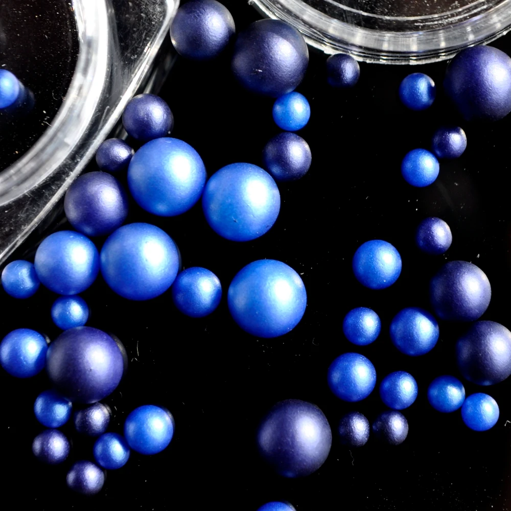 2017 Японские популярные матовые жемчужины Стразы 3D для украшения ногтей круглые