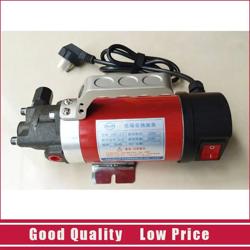 

Cast Iron Micro Oil Transfer Pump 12V Electric 5L/min Gear Oil Pump