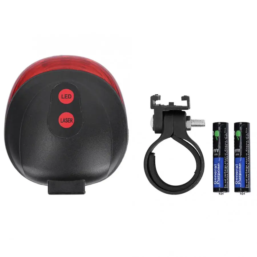 Задний фонарь для велосипеда портативный водонепроницаемый светодиодный задний