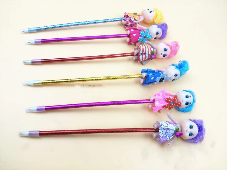 30 шт./лот шариковая ручка в кукольном стиле/мультяшная Милая творческая