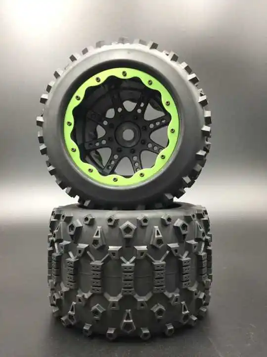 2pcs G 1/8 RC колеса/шины/диски для HPI Savage Flux 5,9/4,6 jraxxas Summit Revo HSP 94762 TEAM REDCAT TR-MT8E V2 6S 4X4 RC monster - Цвет: 2pcs G