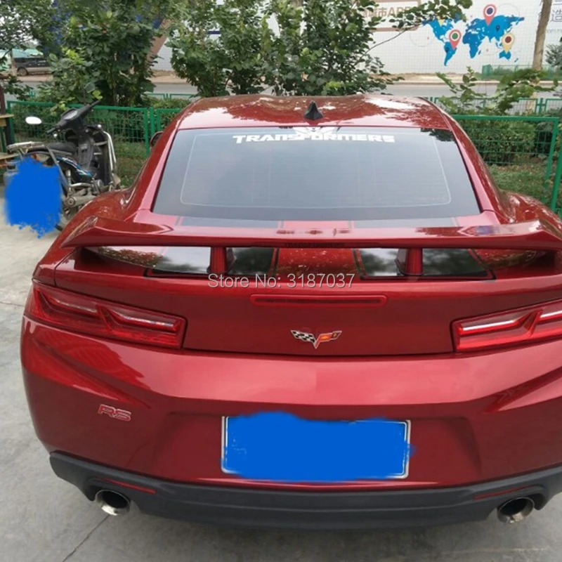 Спойлер для Chevrolet CAMARO 2009 2016 из АБС пластика Неокрашенный чехол багажника заднего