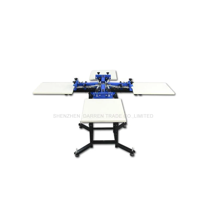 1Set 4 Color Station T-shirt Screen Printing Machine Comes with Base Good Quality |