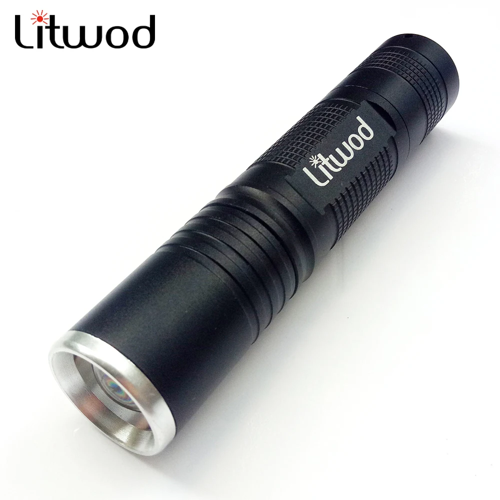 Litwod Z10S5 Мини светодиодный фонарик факел Q5 чип черный 2300LM Водонепроницаемый 3