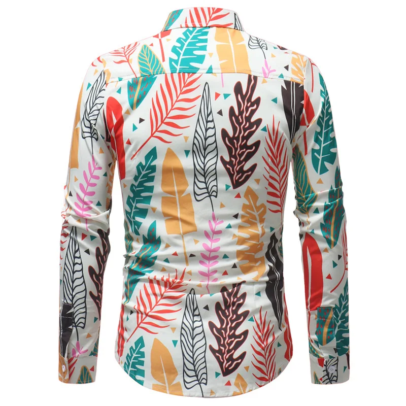 

Shirt Men Size M-5XL Fashion Brand Camisa Masculina Long Sleeve Korean Slim Design Formal Casual Male