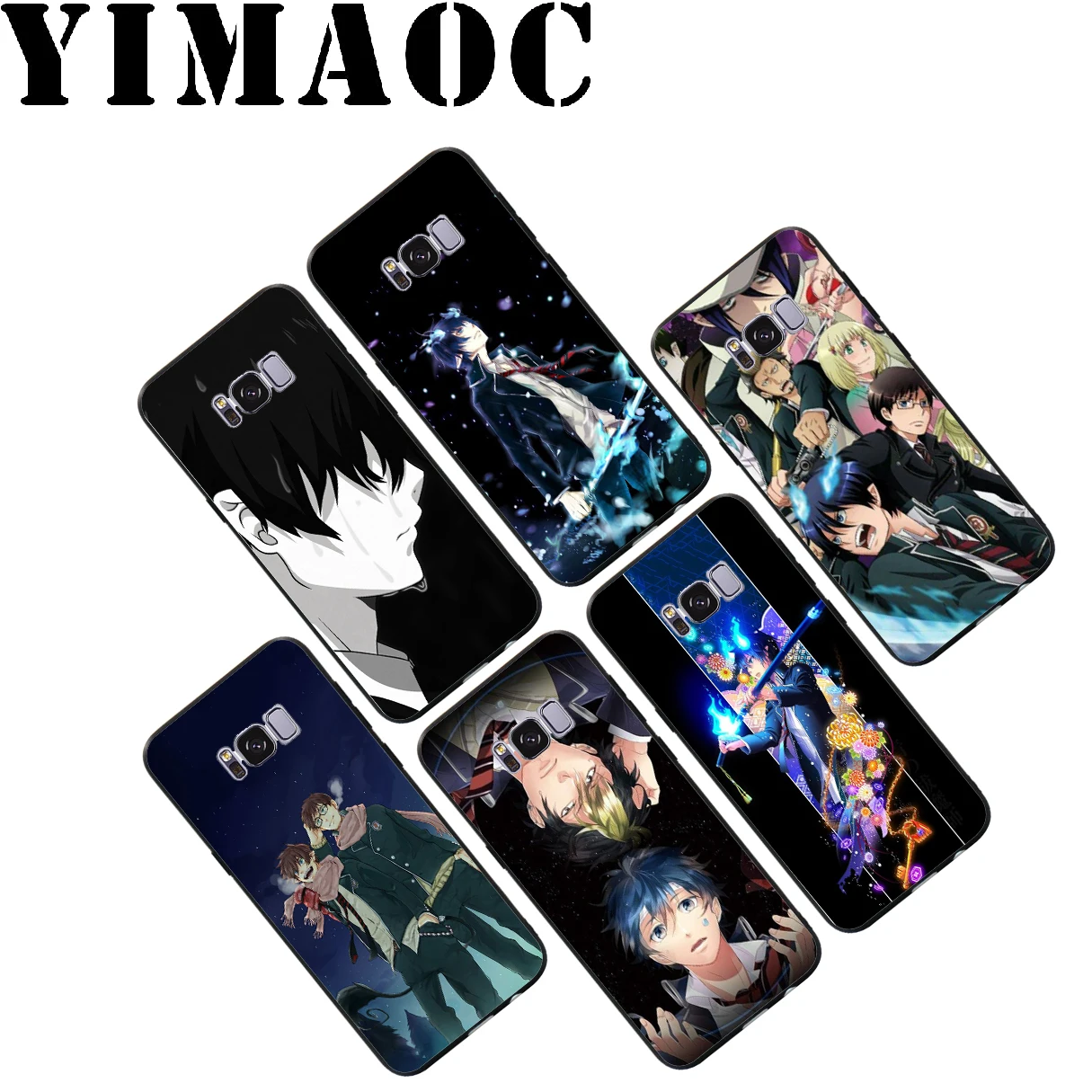 YIMAOC Blue Exorcist Anime Soft Case for Samsung Galaxy S10 S10e S9 S8 A6 Plus S7 S6 Edge A7 A5 A3 J6 Note 9 8 |