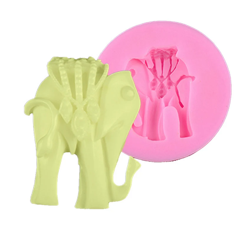 

Elephant Shape Cake Decorating Fondant Mold