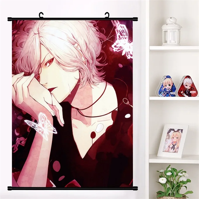 U Аниме DIABOLIK LOVERS Komori Yui Sakamaki Shu sakamaki reiji Настенная роспись плакат Настенные подвесные плакаты коллекция домашнего декора - Цвет: U