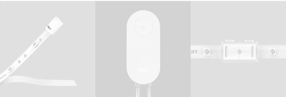 Xiaomi Yee светильник RGB полоса умный светильник Умный домашний телефон приложение Wifi светильник красочный ягненок светодиодный 2 м 16 миллионов 60 Светодиодный s