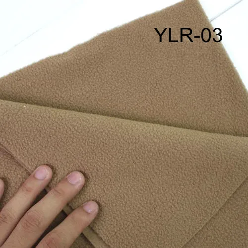 Классические цвета хаки флис для кукол кожи Костюмы ткань мягкой флисовой ткани