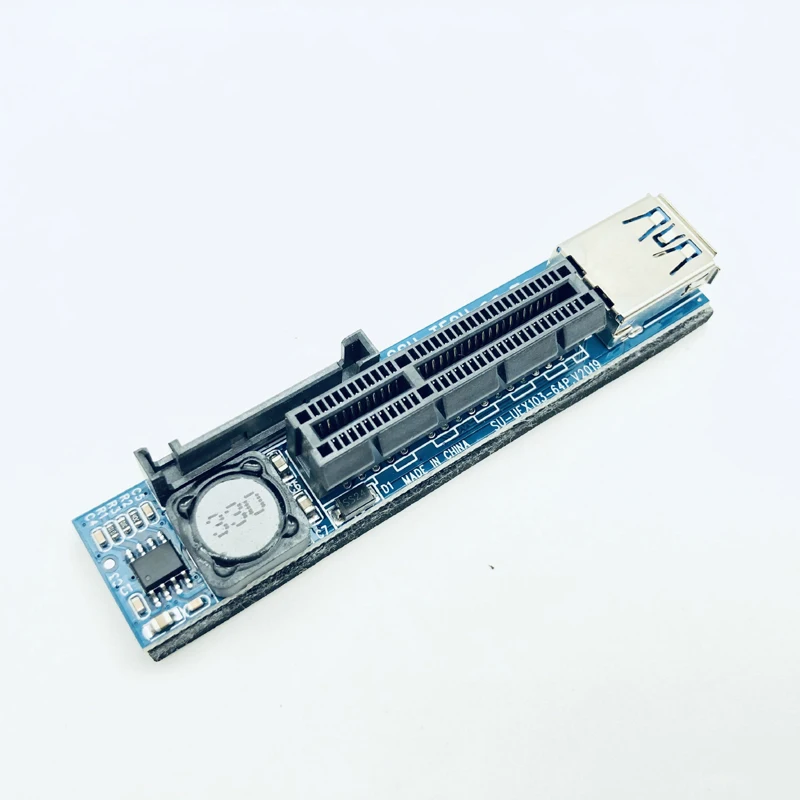 H1111Z Плата расширения переходная карта pci-e PCIe PCI Express X1 для X4 стойка PCI E Riser карты памяти адаптер с 30 см USB3.0 кабель-удлинитель