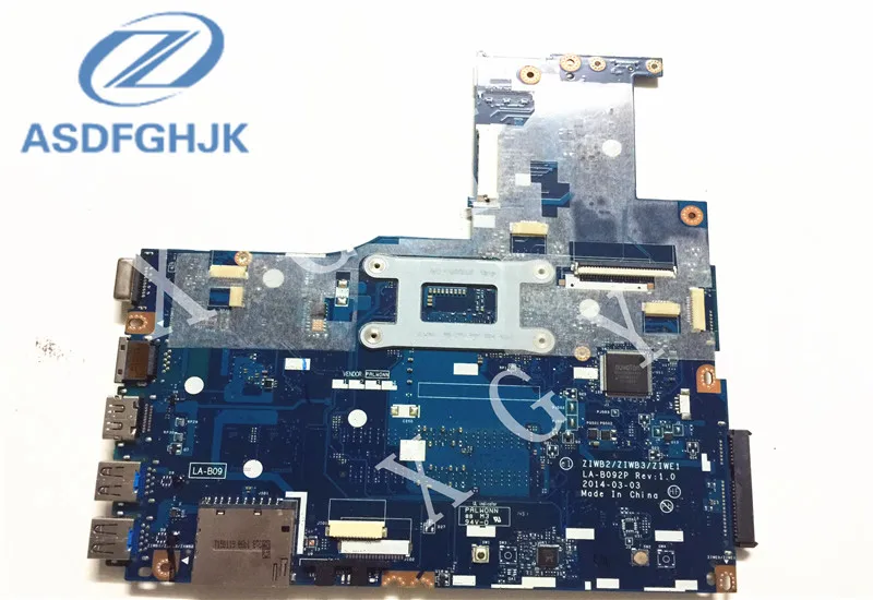 Материнская плата для ноутбука Lenovo B50-70 материнская DDR3 с SR1EK i3-4005U Cpu Rev: 1 ZIWE1 ZIWB2 ZIWB3