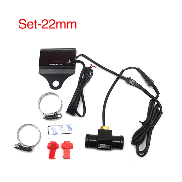 Set-22mm Alconstar гоночный мотоцикл KOSO датчик температуры воды головка заглушка температурный стол специальный датчик заглушка температура воды адаптер - Цвет: Set-22mm