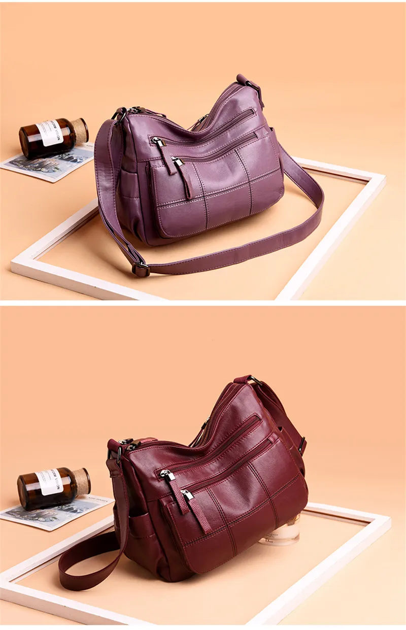 Мягкая женская сумка-мессенджер из омытой кожи, роскошная сумка, sac bandouli re femme, дизайнерская женская сумка через плечо, винтажные сумки на плечо tas