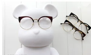 Dressuup Винтаж Брендовая Дизайнерская обувь кошачий глаз Очки Для женщин Рамка Очки прозрачные линзы очки Рамка Для женщин oculos-де-грау feminino