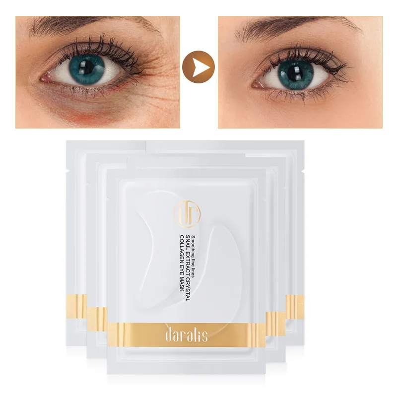 10 шт. = 5 упаковок маска для глаз с кристаллами улитки и коллагеном увлажняющие