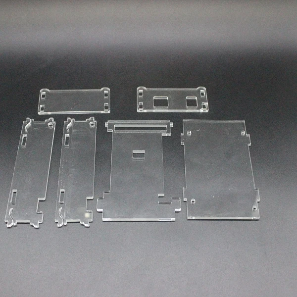 Enclosure Transparent Gloss Acrylic Box Compatible for arduino Mega 2560 R3 Case | Электронные компоненты и