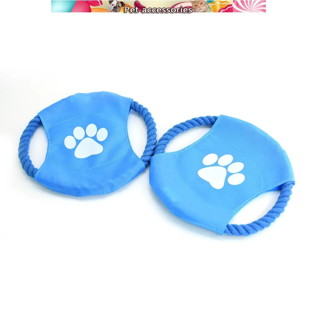 Pet летающий диск интерактивная игрушка животное из хлопковых ниток открытый