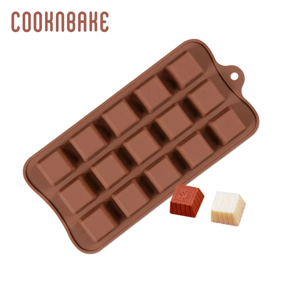 Силиконовая форма COOKNBAKE для шоколадных конфет квадратная торта силиконовая