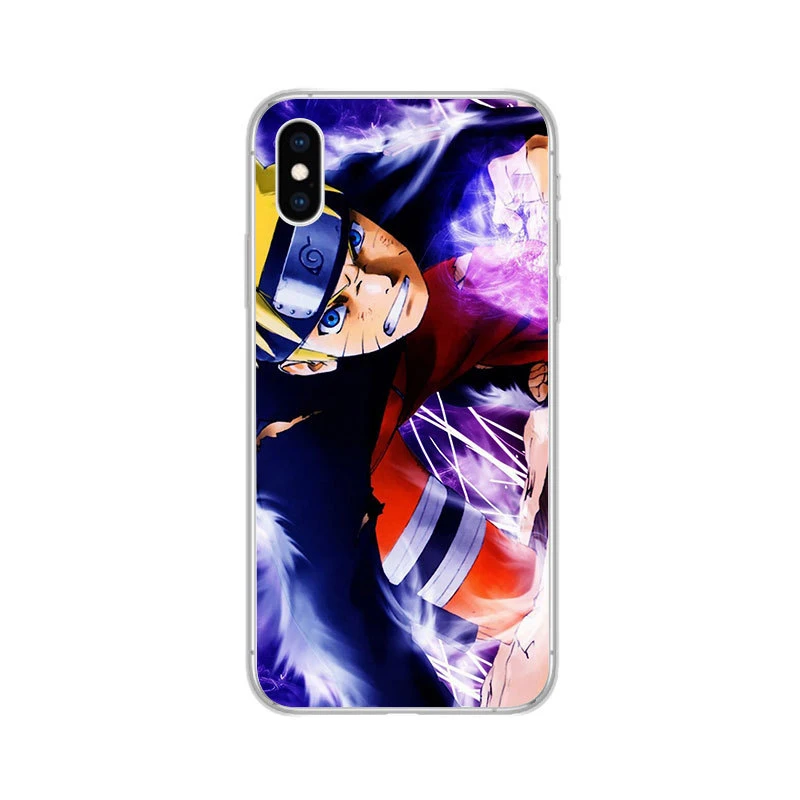 Новое поступление прозрачный чехол из ТПУ с Наруто для IPhone X 8 7 6 S Plus XS XR XSMAX