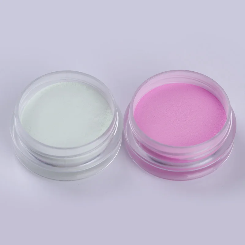 2 шт. флуоресцентный Глиттеры для ногтей Косметическая пудра комплект uv гель