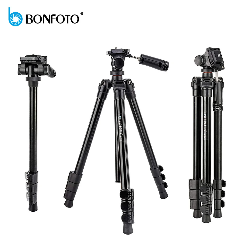 BONFOTO B73A 58 &quotПортативный штатив для путешествий и монопод + панорамная головка