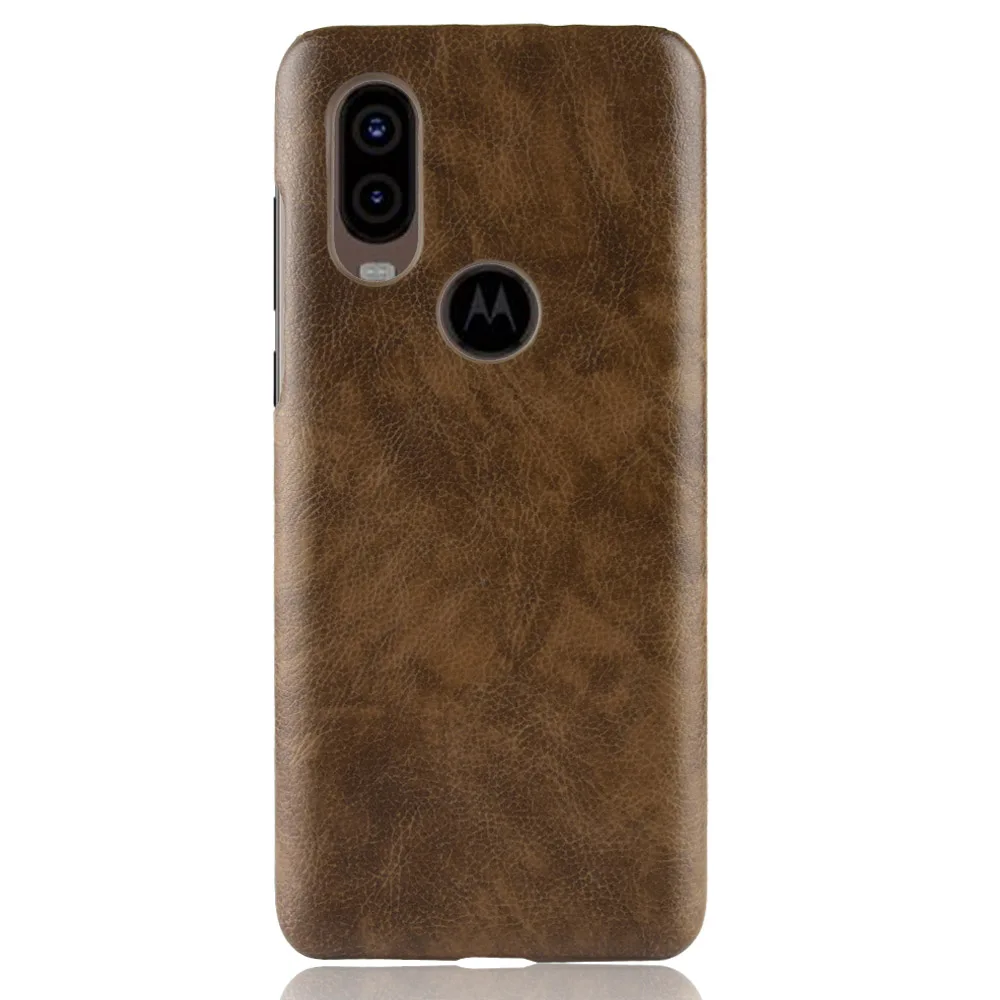 Чехол для телефона из искусственной кожи с узором Личи в стиле ретро для Motorola One Vision MOTO ONE POWER для MOTO P40 Z4 PLAY Z3 PLAY P30PLAY P30 NOTE