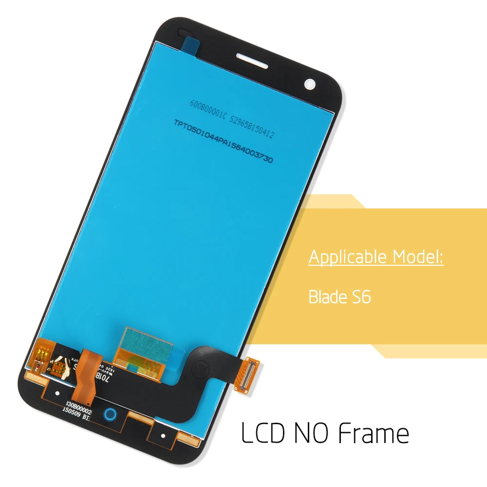 Srjtek 5 0 &quotдля ZTE Blade S6 ЖК-дисплей сенсорный экран дигитайзер датчик в сборе 1280*720 для