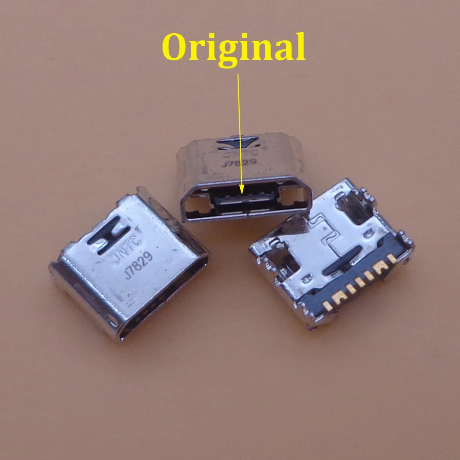 20 шт. разъем для зарядки Samsung T110 T111 T113 T115 T116 T560 T561 T580 T585 Galaxy Tab A(7 pin micro USB type B)|socket