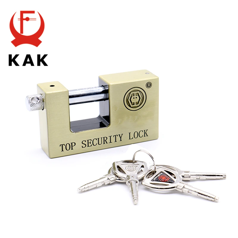 KAK E9 Series Archaize Super B Grade Padlocks Safe Anti-Theft Lock Rustproof Antique Bronze Top Security Locks For Home Hardware images - 6