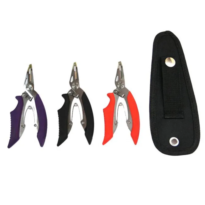 Нержавеющая сталь Изогнутые многофункциональные рыболовные плоскогубцы