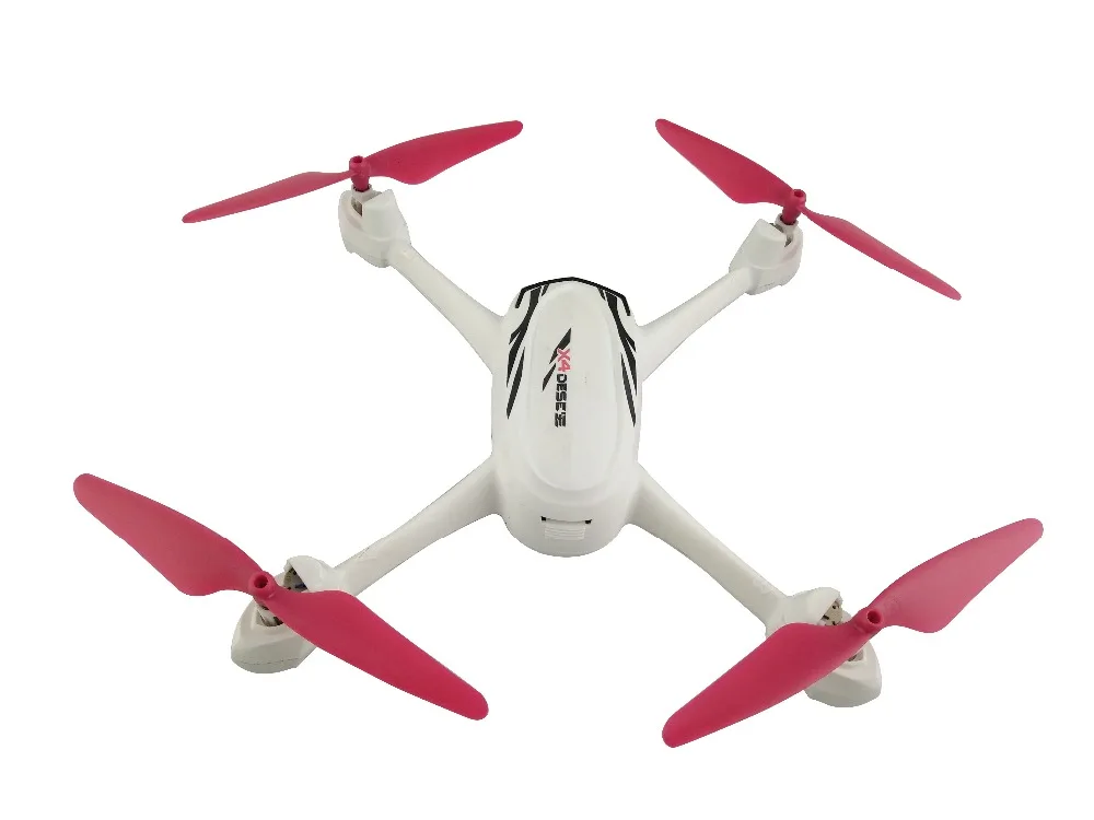 Пропеллеры 4 шт. + мотор (с металлической шестерней) для квадрокоптера Hubsan X4 H502S H502E