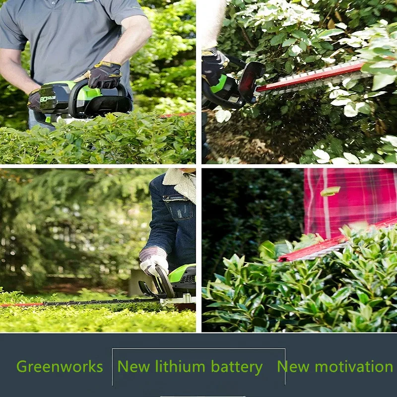 Новое поступление садовый инструмент Greenworks GD80HT 80 в триммер для живой изгороди 66