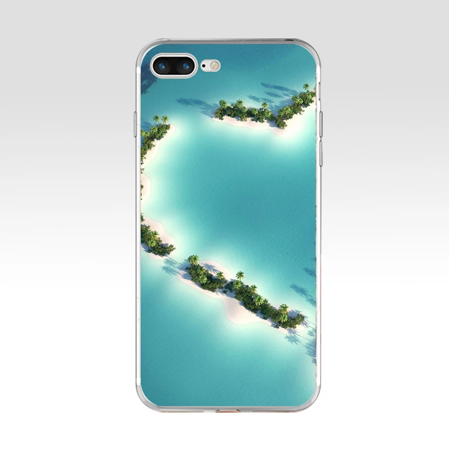 Мягкий силиконовый чехол из ТПУ 91AQ Sea of Love для Apple iPhone 6 6s 7 8 plus | Мобильные телефоны