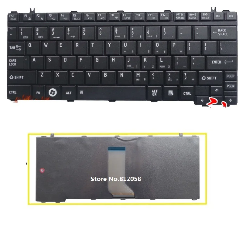

Новая клавиатура для ноутбука Toshiba Portege U400, U405, U405D, U500
