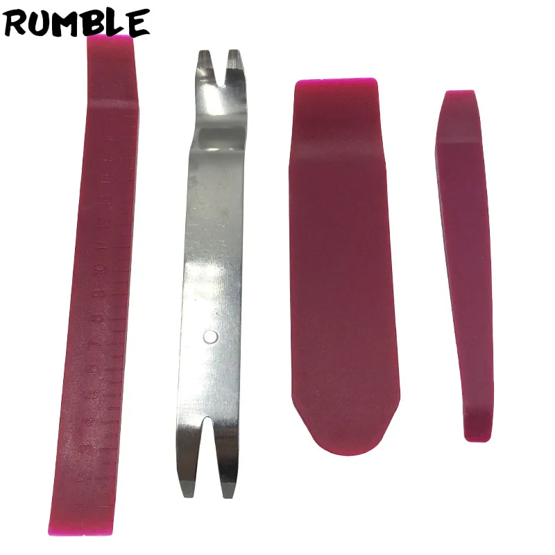 Rumble 4 шт. набор для удаления обивки автомобиля пластиковая внутренняя радио