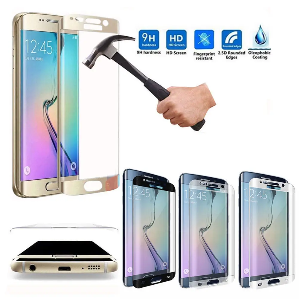 9H Премиум 3D полное покрытие Закаленное стекло Защитная пленка для экрана Samsung Galaxy