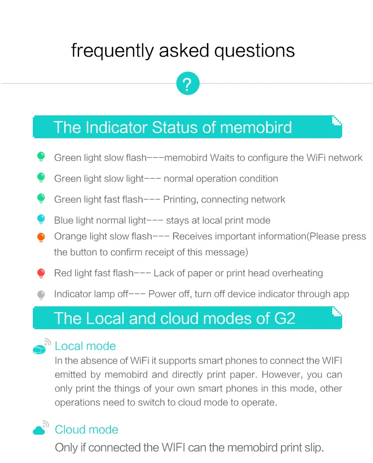 MEMOBIRD G2 Wifi синий портативный принтер для печати штрих-кодов Wifi фотопринтер беспроводной карманный термопринтер JEPOD