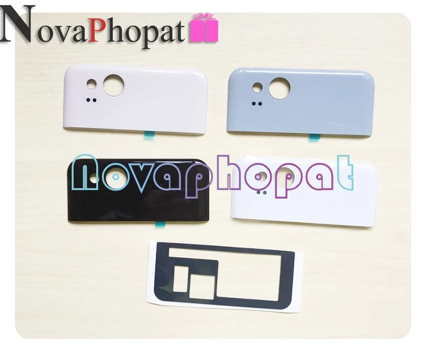 Novaphopat Задняя стеклянная крышка объектива камеры Корпус Крышка батарейного
