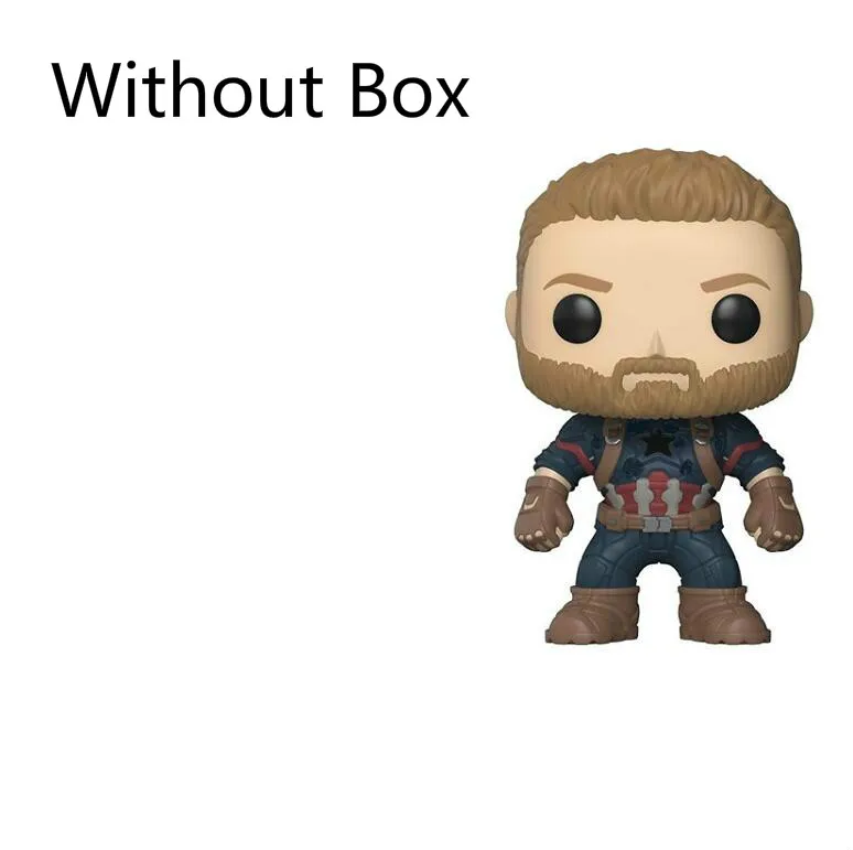 No Box FUNKO POP Marvel Мстители 3 Бесконечная война Человек-паук модель игрушки Raytheon фигурка Коллекционная детская игрушка - Цвет: No Box
