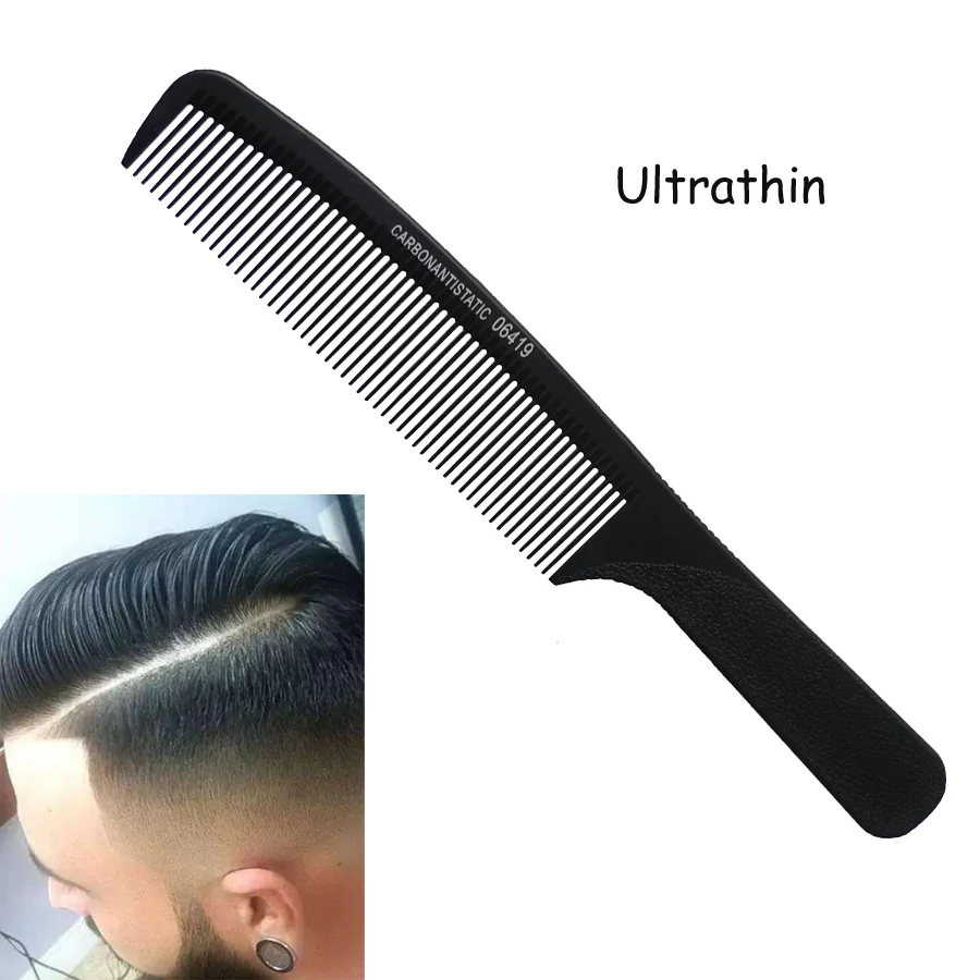 8 шт./лот! ПРОФЕССИОНАЛЬНЫЙ Салон Комбс Стрижки Углеродного Волокна Расческа