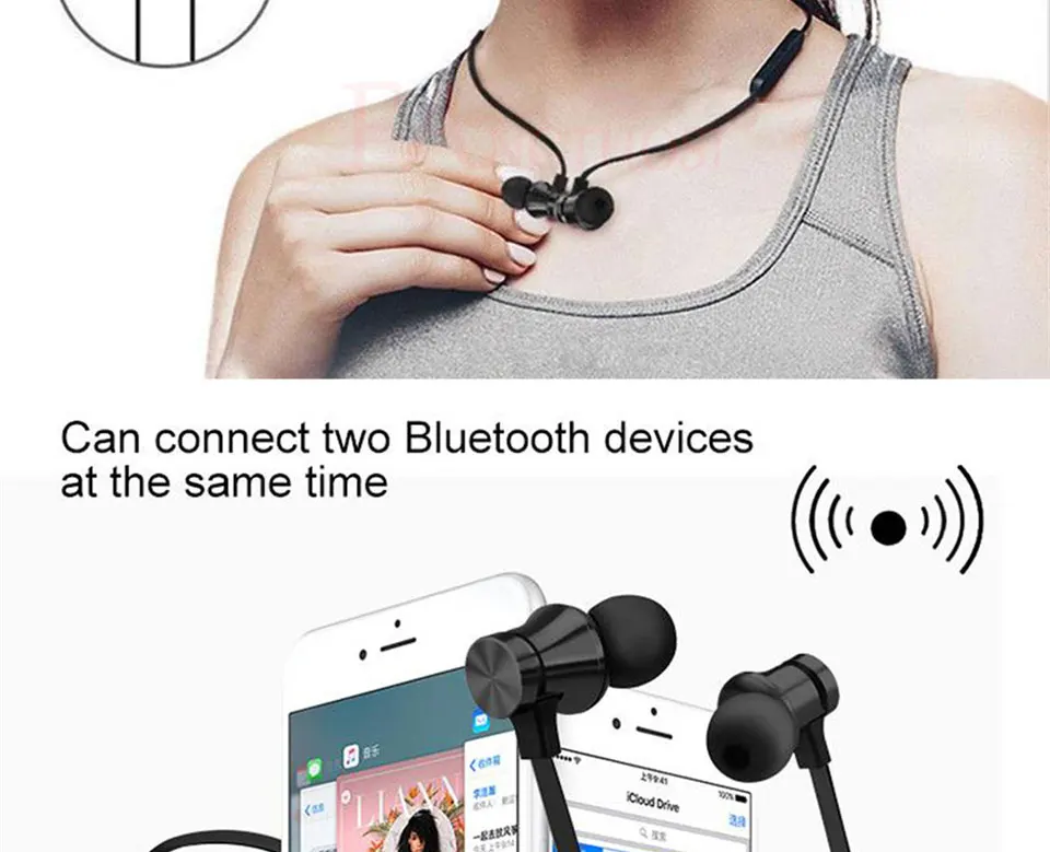 FANGTUOSI Новые беспроводные bluetooth наушники XT11 Магнитная Спортивная гарнитура с микрофоном стерео наушники для всех смартфонов