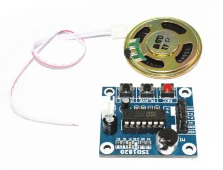 With Loudspeaker 10 шт./лот ISD1820 диктофон модуль с микрофоном Звук - Цвет: With Loudspeaker