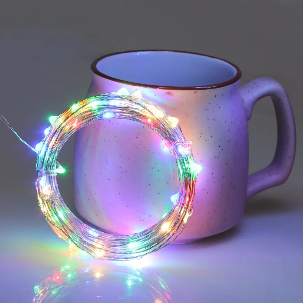 Waterproof LED String Light Mini Christmas Lights for Holiday Party Garden Bedroom Wedding Decoration 5V USB Fairy Lamp 2m 20led | Освещение