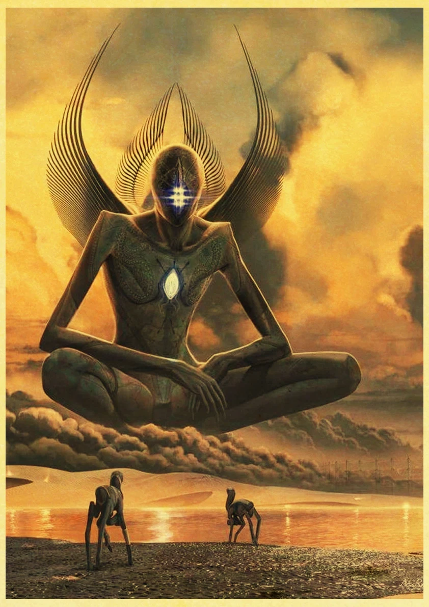 Классический фильм ужасов постер с изображением чужого Ретро печатные настенные