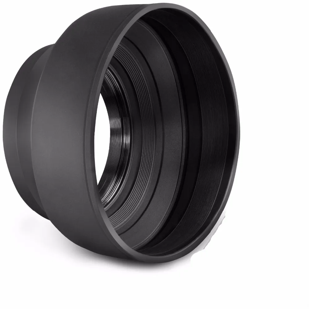 Резиновая бленда для объектива телеобъектива широкоугольный стандартный 49 мм 52