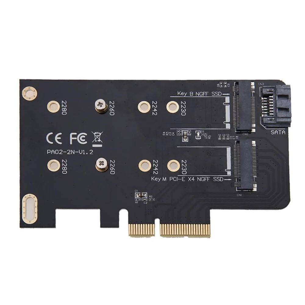 Адаптер M.2 для установки на карты NVME PCIE SSD PCI E адаптер Express X4 M ключ 2230 2280 M2 SSD|Корпус