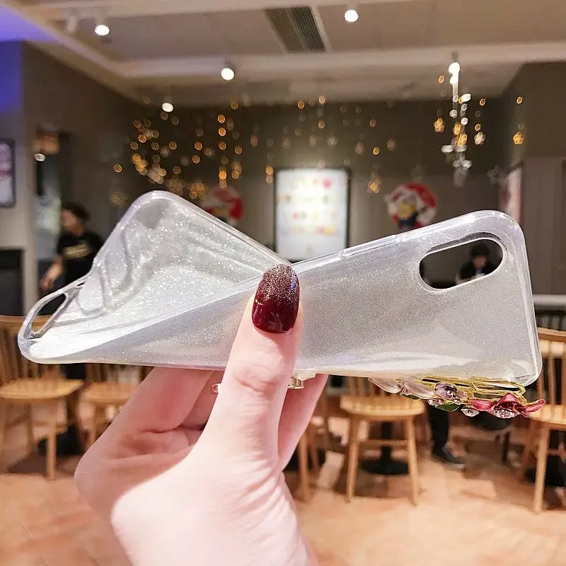 CBL для Apple iPhone 7 Plus 8 6 S чехол цветок мягкий пластик Coque X XS Max XR силиконовый 5 5S SE 4S