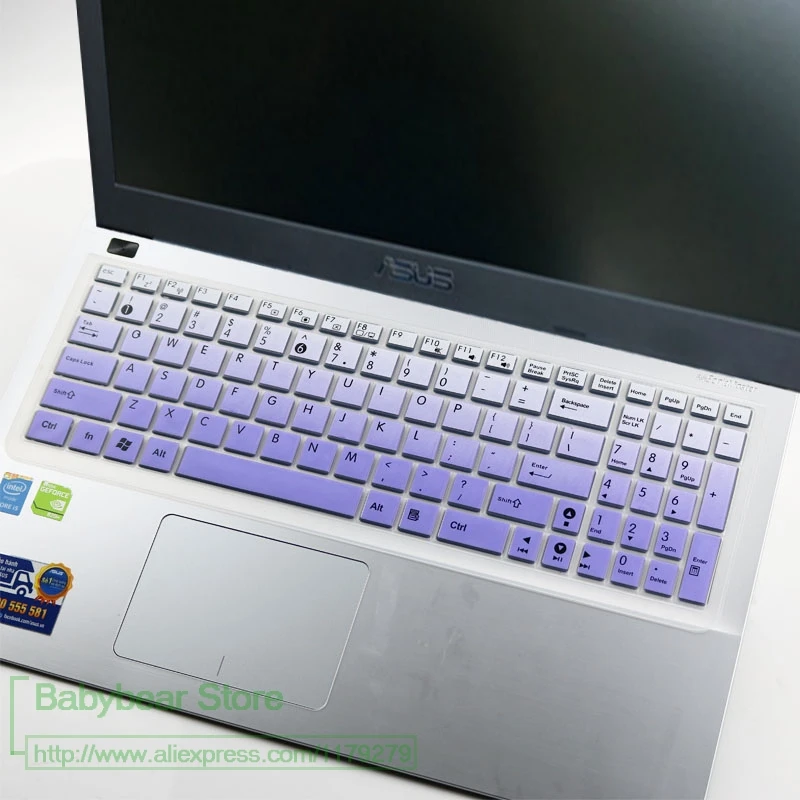 fadepurple 17,3 дюйм чехол для клавиатуры Защитная крышка для Asus VivoBook Pro 17 N705 N705FD N705UD N705FN x705 x705ma x705mb x705ua x705uf x705u - Цвет: fadepurple
